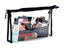 Beauty InsideOut Şeffaf Düz PVC Makyaj Çantası