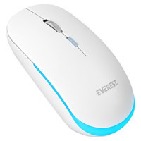 Everest KM-1500 Işıklı Beyaz Kablosuz Klavye Mouse Seti