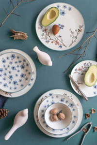 Chichi Home Sakura 24 Parça 6 Kişilik Porselen Yuvarlak Yemek Takımı