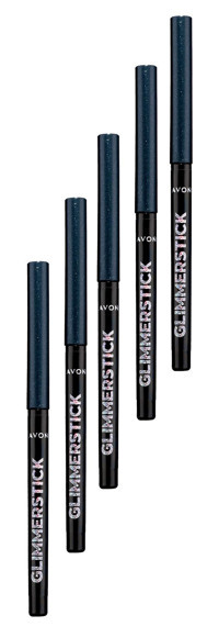 Avon Asansörlü Metalik Black Ice Göz Kalemi 5 Adet