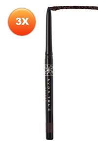 Avon Asansörlü Metalik Black Bijoux Göz Kalemi 3 Adet