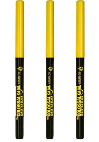 Maybelline New York Colossal Kajal Liner Asansörlü Mat Siyah Göz Kalemi 3 Adet
