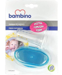 Bambino Ekstra Yumuşak Parmak Manuel Bebek Diş Fırçası Şeffaf