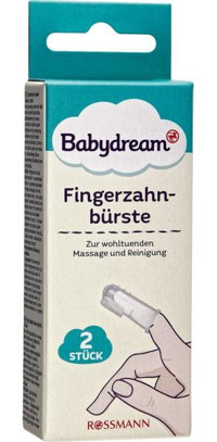 Rossmann Babydream Ekstra Yumuşak Parmak Manuel Bebek Diş Fırçası Şeffaf