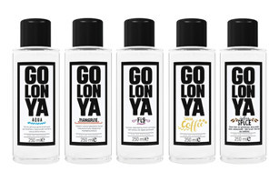 Golonya Cam Şişe Kolonya 5x250 ml