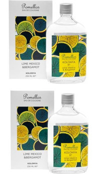Pomellos Limon Cam Şişe Kolonya 2x250 ml