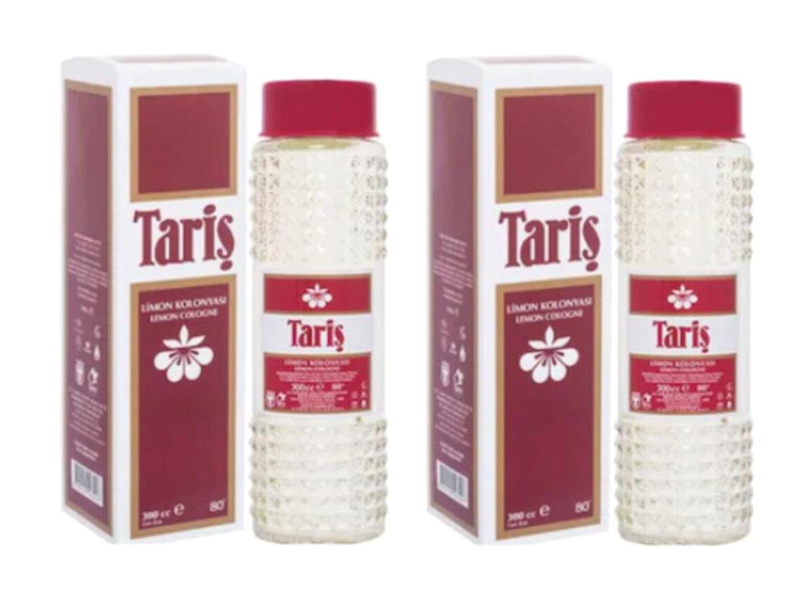 Tariş Limon Cam Şişe Kolonya 2x300 ml