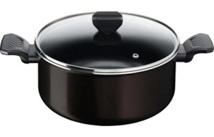 Tefal 1x Simplyclean 24 cm Titanyum Derin Tencere