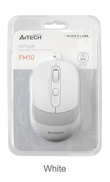 A4tech FM10 Kablosuz Beyaz Optik Mouse