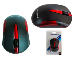 Polygold PG-905 Kablosuz Kırmızı Siyah Optik Mouse