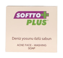 Softto Plus Akne ve Sivilce Önleyici Organik Deniz Yosunu Sabun 100 gr