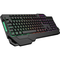 Everest KM-R44 Işıklı Ergonomik Siyah Kablolu Klavye Mouse Seti