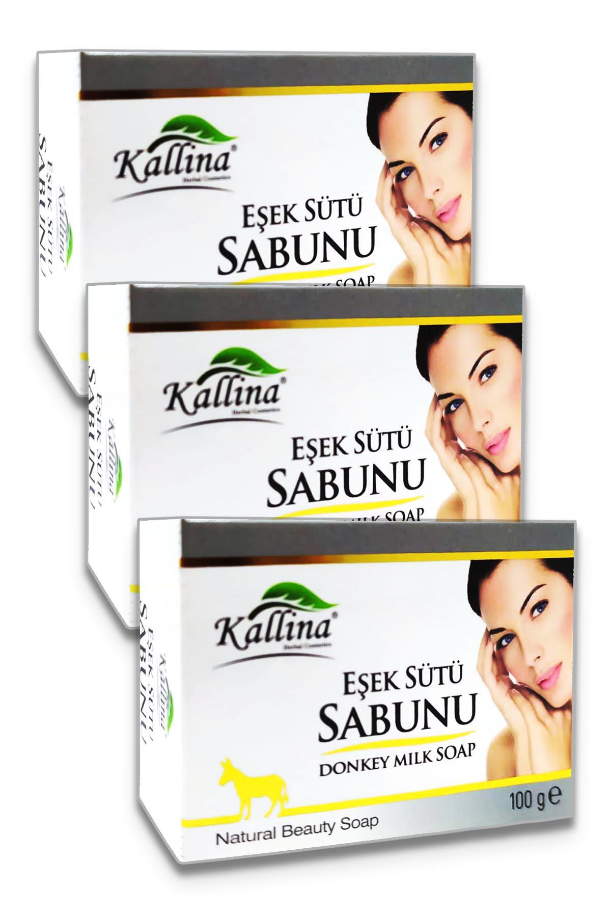 Kallina Organik Eşek Sütü Sabunu 3x100 gr