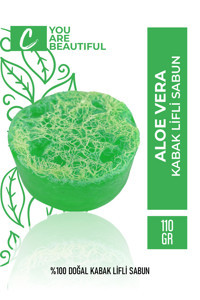 Carvien's Organik Aloe Vera-Kabak Lifli Sabun 110 gr
