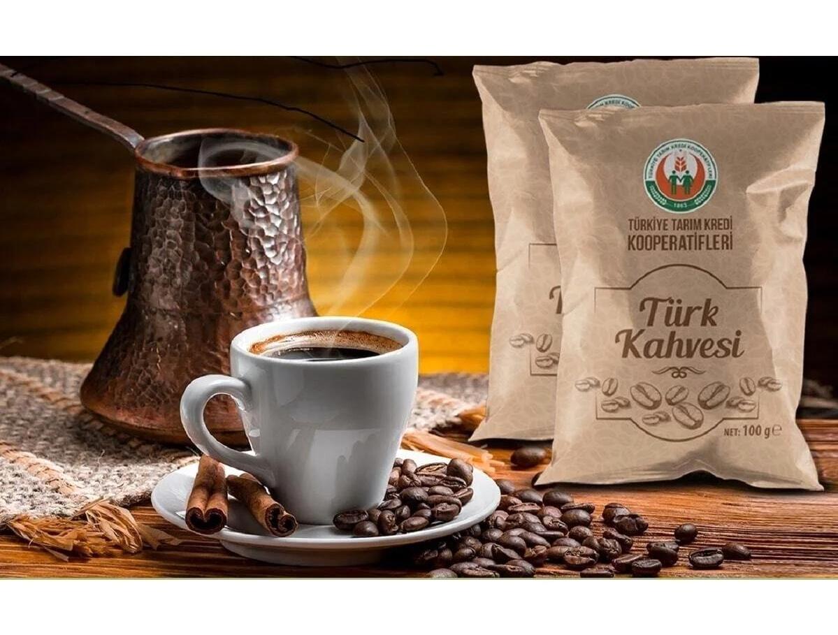 Türkiye Tarım Kredi Kooperatifleri Sade Orta Kavrulmuş Türk Kahvesi 2x100 gr