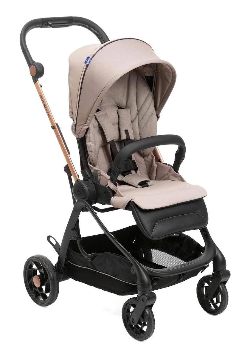 Chicco One4Ever Katlanabilir Baston - Puset Bebek Arabası Kahverengi