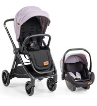Baby2go Petunya Katlanabilir Travel Sistem Bebek Arabası Gri