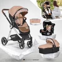Kiwi KW-1040 Katlanabilir Travel Sistem Bebek Arabası Somon