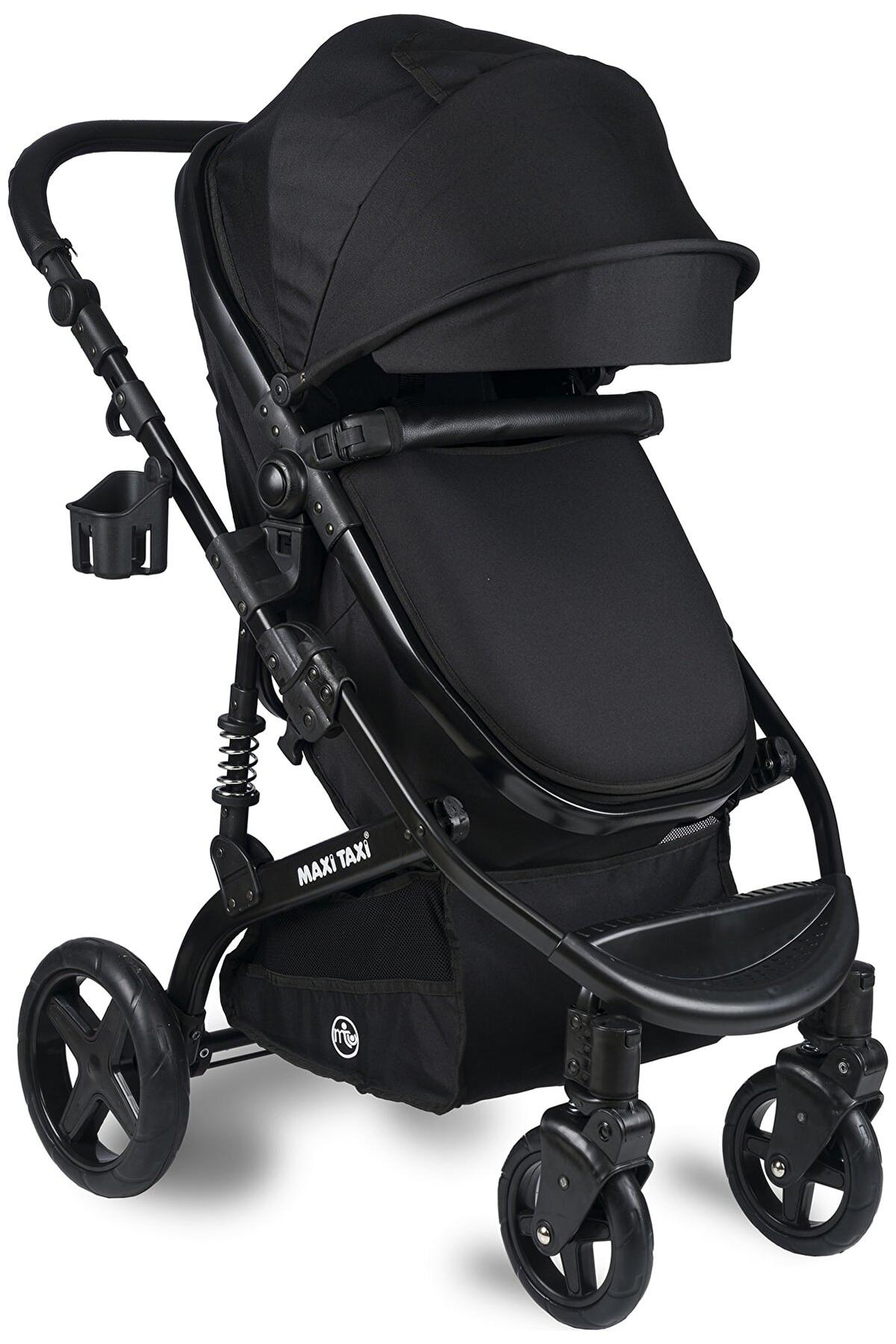 Maxi Taxi Fast Pro Orion Black Katlanabilir Travel Sistem Bebek Arabası Siyah