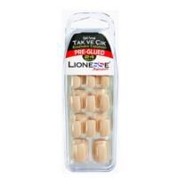 Lionesse 4406 Parlak 24'lü Kare Bej Takma Tırnak