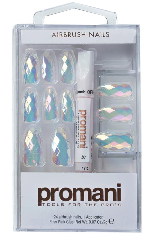 Promani PR-5672 Parlak 24'lü Oval Takma Tırnak