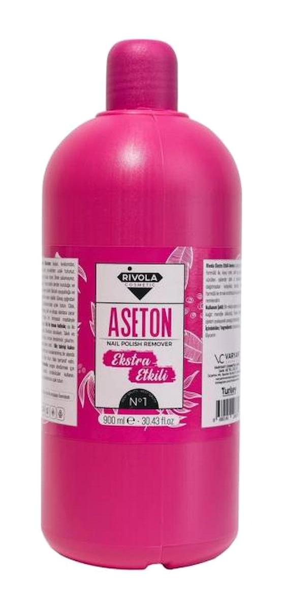 Rivola Ekstra Etkili Parfümlü Besleyici Pompalı Aseton 900 ml