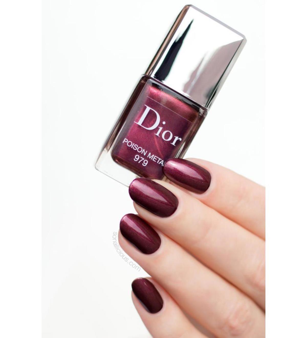 Christian Dior 979 Bordo Sedefli Oje