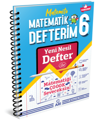 Arı Yayınları 6. Sınıf Matematik Defterim Matemito
