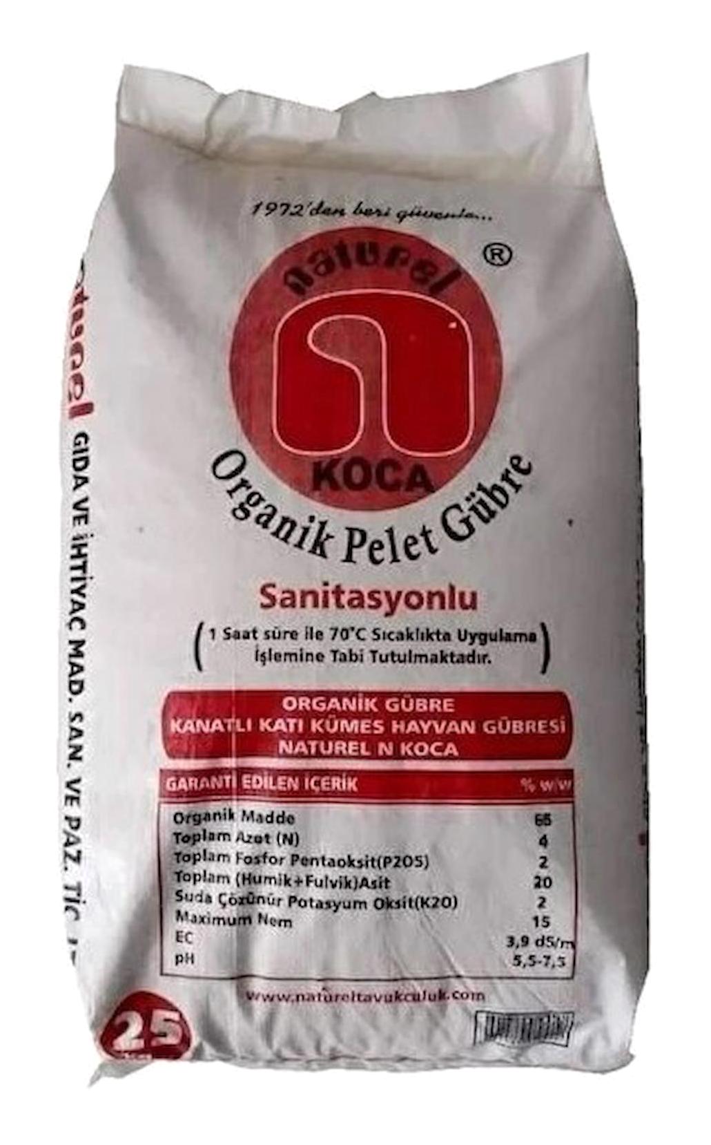 Naturel Tavuk Yanmış Hayvan Organik Toprak Katı Gübre 25 kg