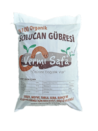 Vermisafa Solucan Yanmış Hayvan Organik Toprak Toz Gübre 10 kg