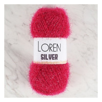 Loren Silver Fuşya El Örgü İpi - RS0022 - 34078
