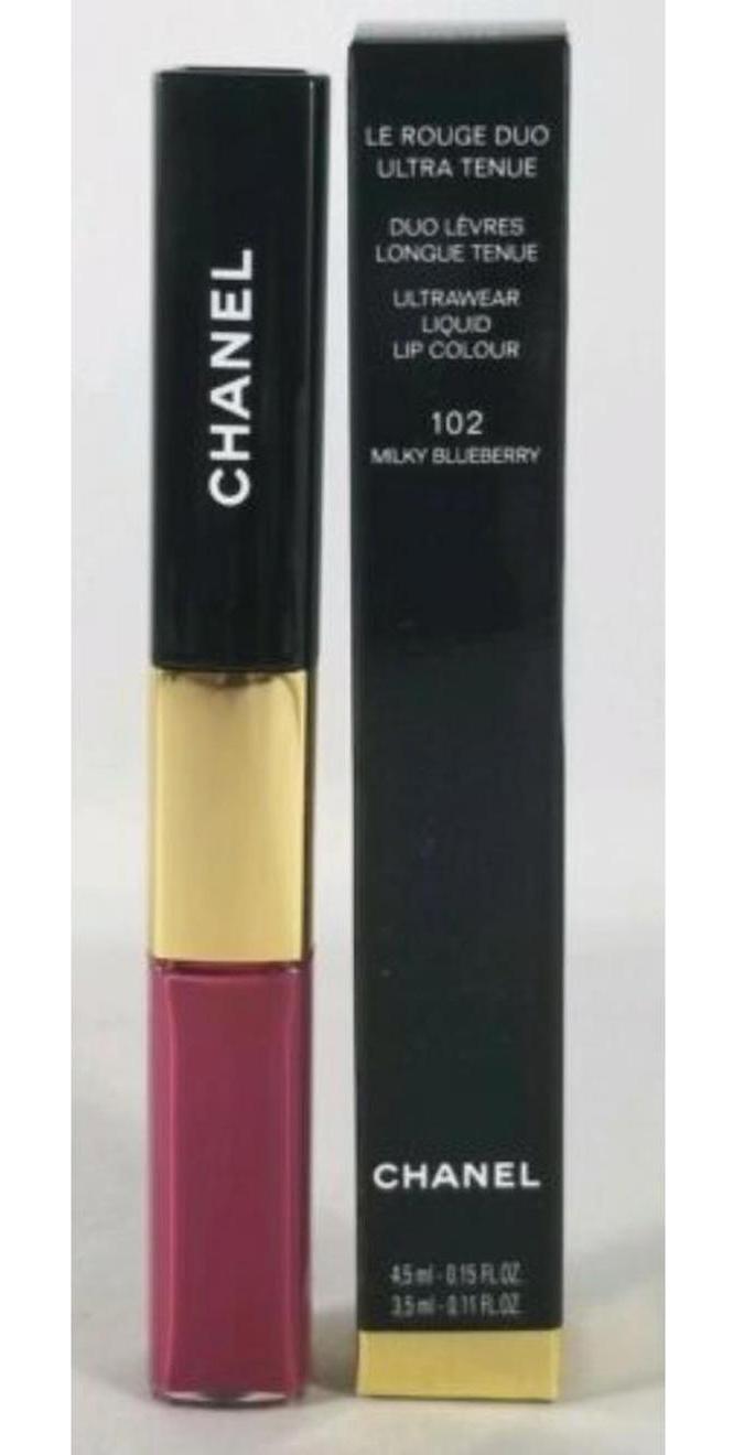 Chanel 102 Milky Blueberry Kalıcı Işıltılı Likit Fırçalı Ruj