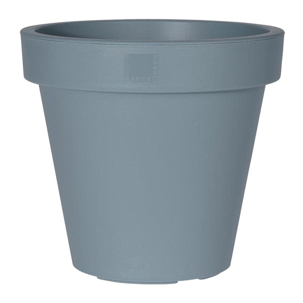 Via Gardenia Plastik Yuvarlak Aranjman Saksı Gri