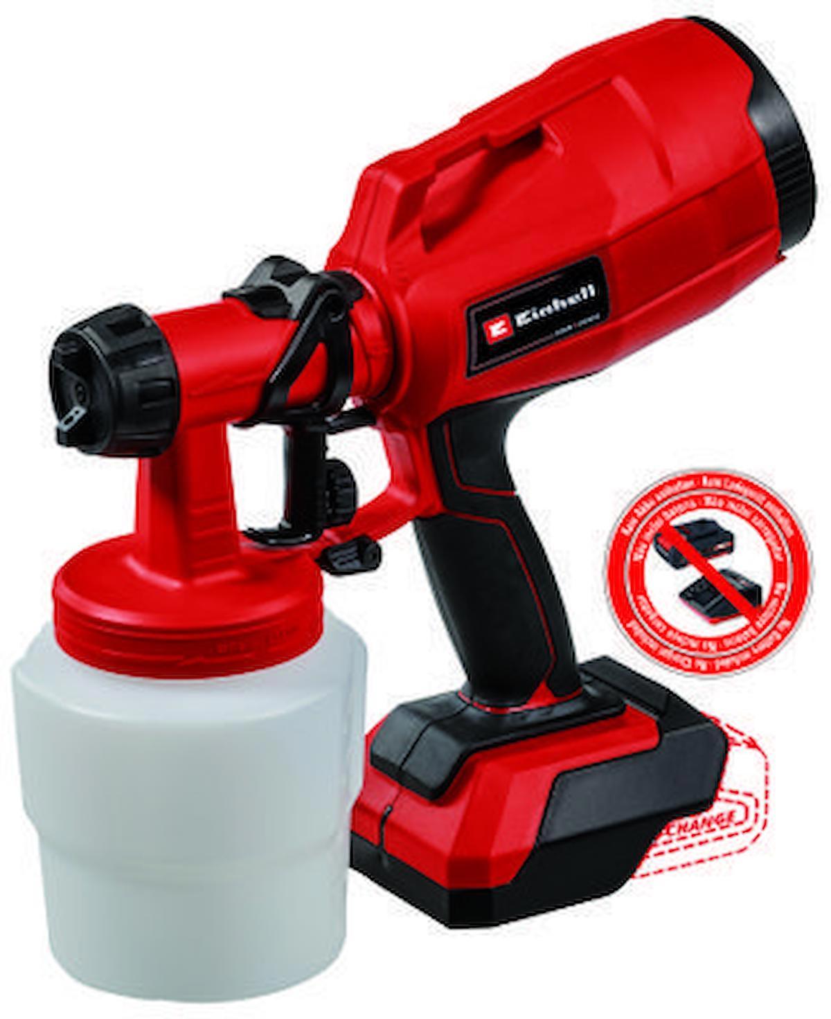Einhell TC-SY 18/60 800 ml Kapasiteli Alttan Depolu Akülü Elektrikli Boya Tabancası