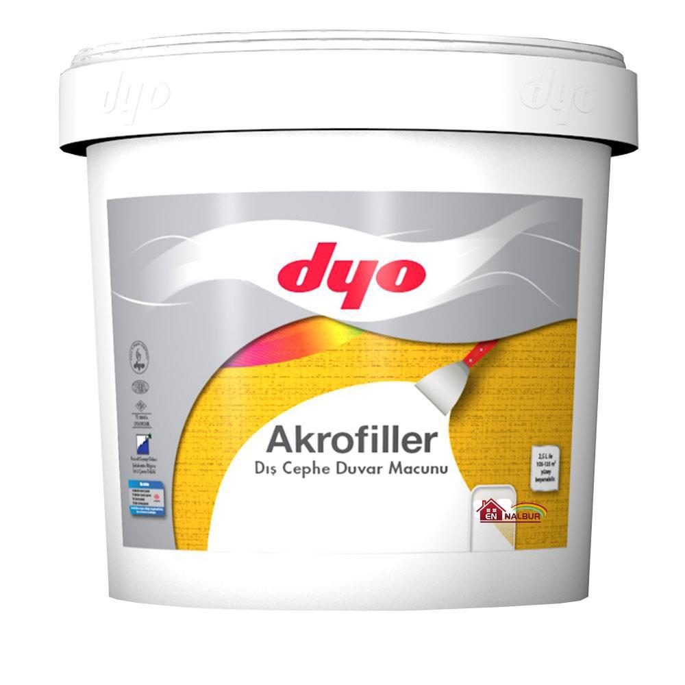 Dyo Akrofiller Su Bazlı Dış Cephe Boyası 4.5 kg Beyaz