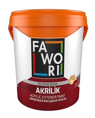 Fawori Akrilik Su Bazlı Dış Cephe Boyası 15 lt Beyaz