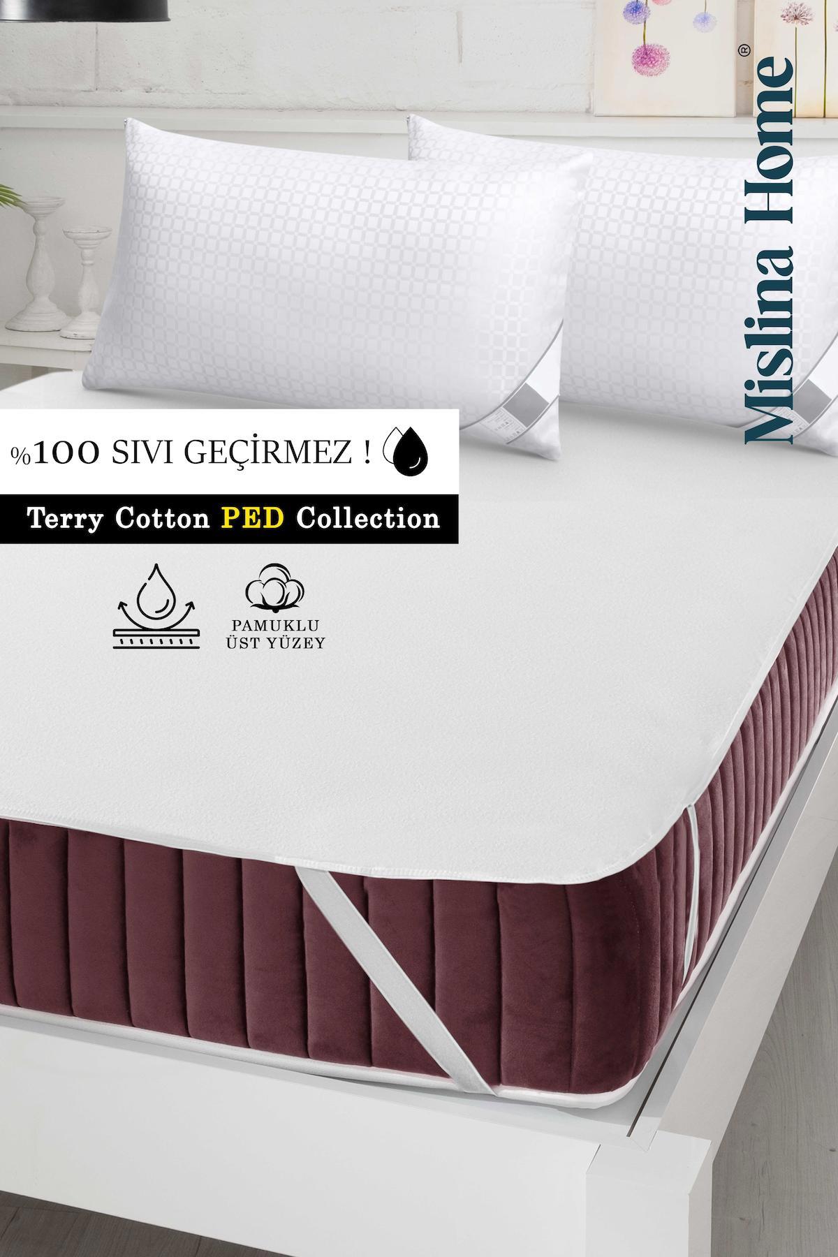 Mislina Home Pamuk-Polyester Lastikli 120 x 200 cm Alez