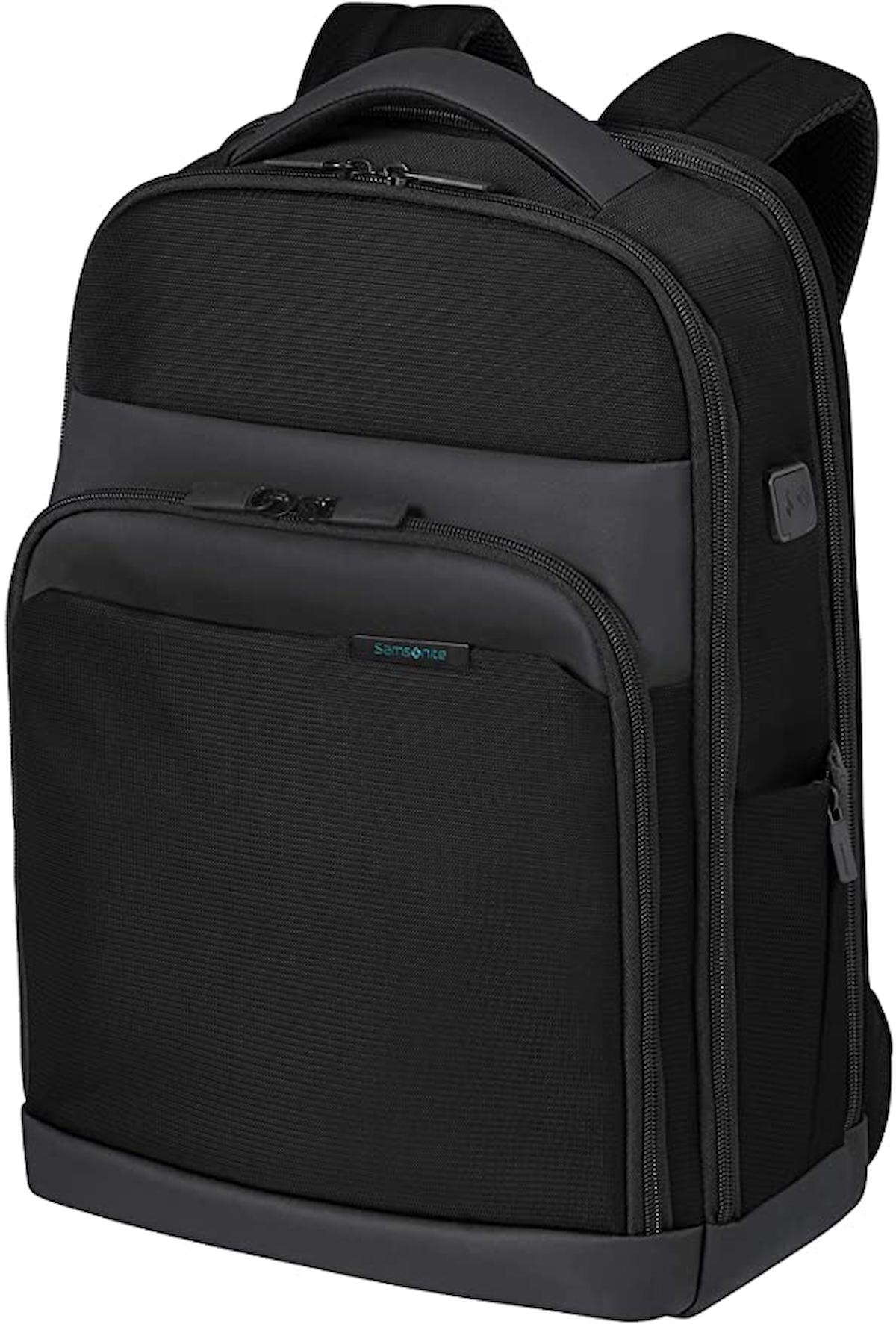 Samsonite KF9 15.6 inç Tekstil Su Geçirmez Laptop Postacı Çantası Siyah