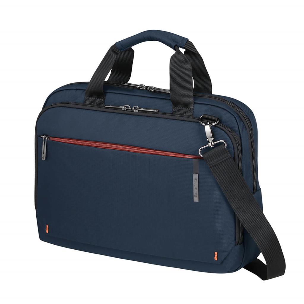 Samsonite Network 14.1 inç Tekstil Su Geçirmez Laptop Postacı Çantası Mavi
