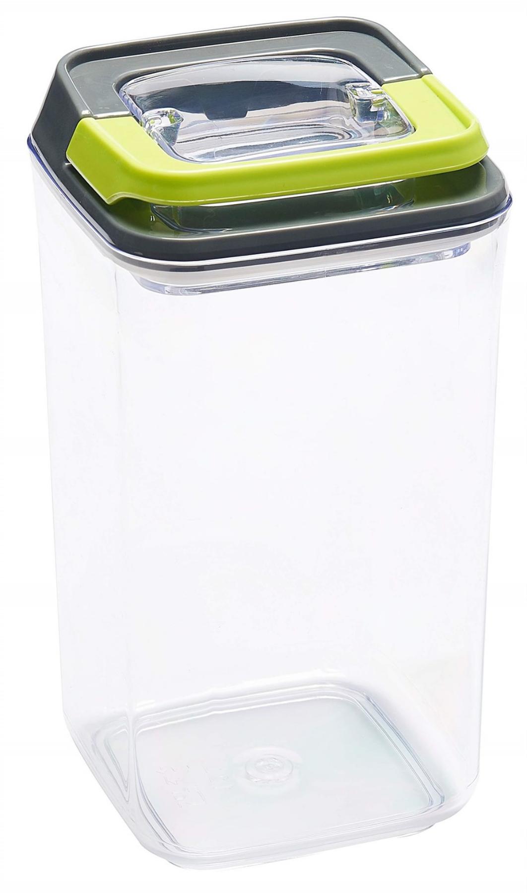 Leggno 2 Parça Kare Plastik Saklama Kabı 900 ml