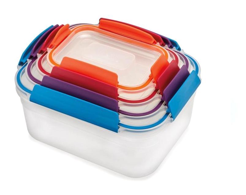Joseph Joseph Evet 4 Parça Yuvarlak Plastik Saklama Kabı