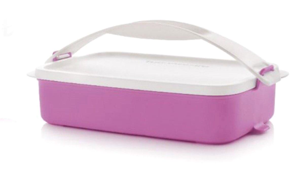 Tupperware 2 Parça Dikdörtgen Plastik Saklama Kabı 900 ml