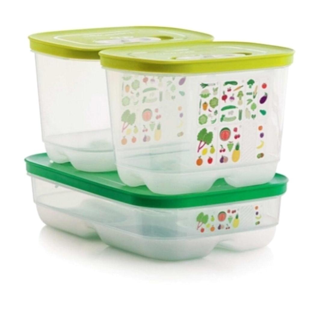 Tupperware 6 Parça Dikdörtgen Plastik Saklama Kabı 1.8 lt