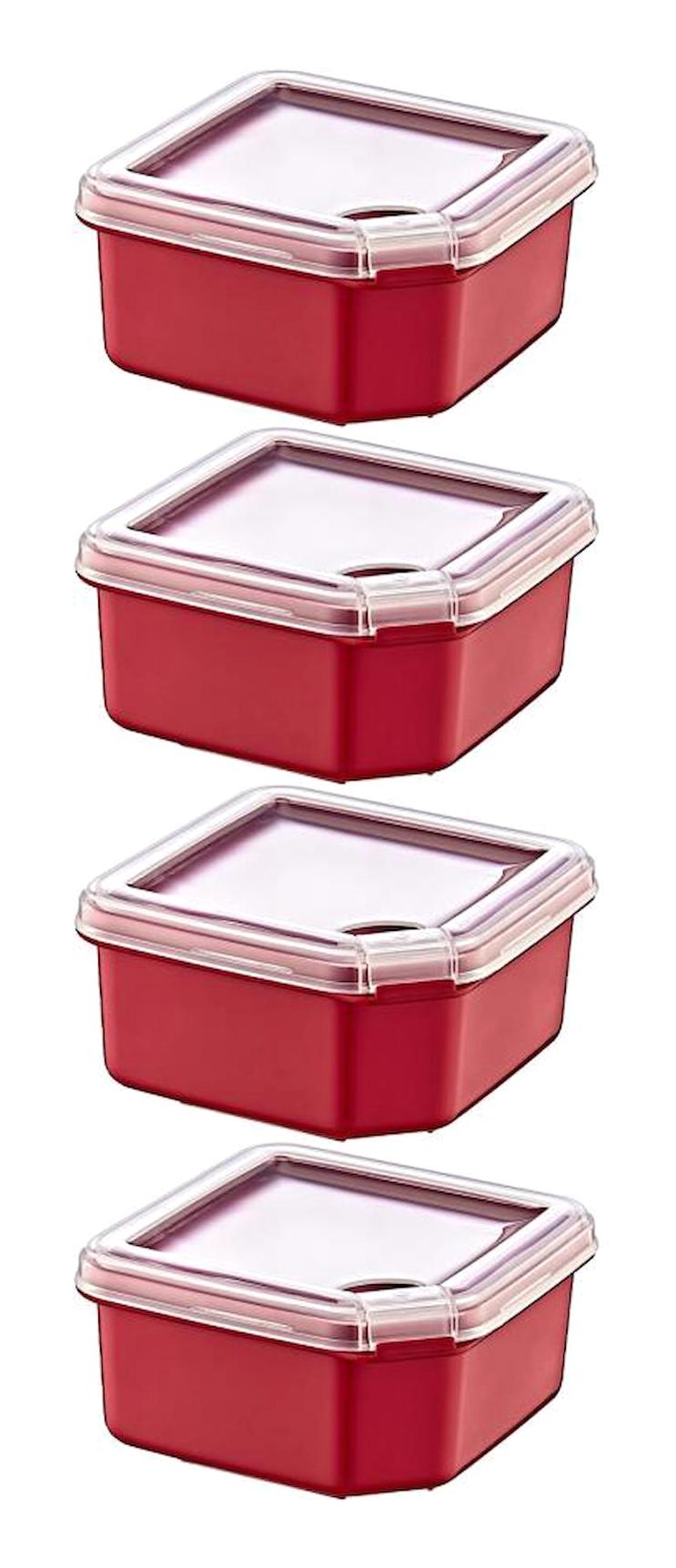 Smartware 8 Parça Plastik Saklama Kabı 350 ml