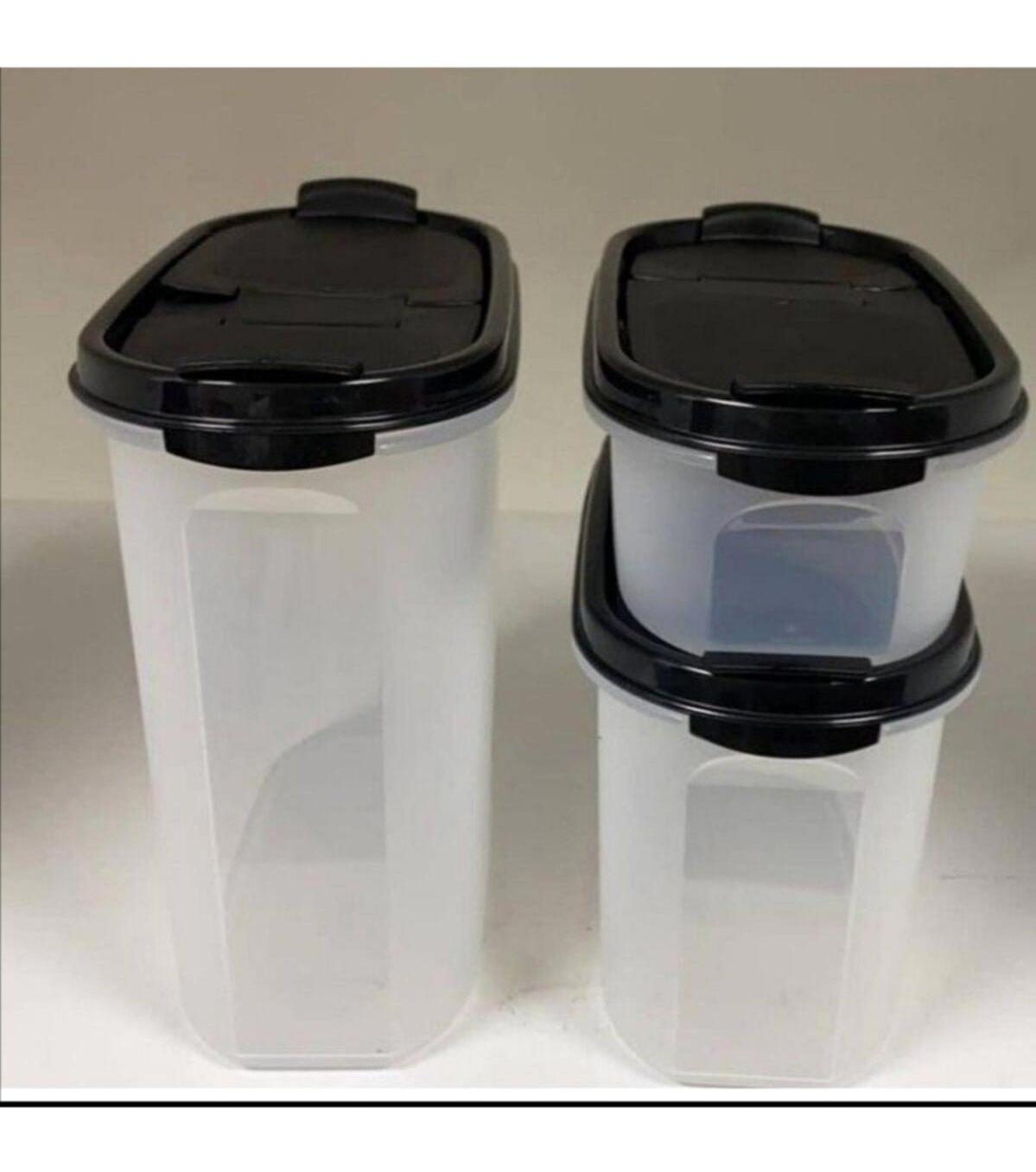 Tupperware 6 Parça Oval - Silindir Plastik Saklama Kabı