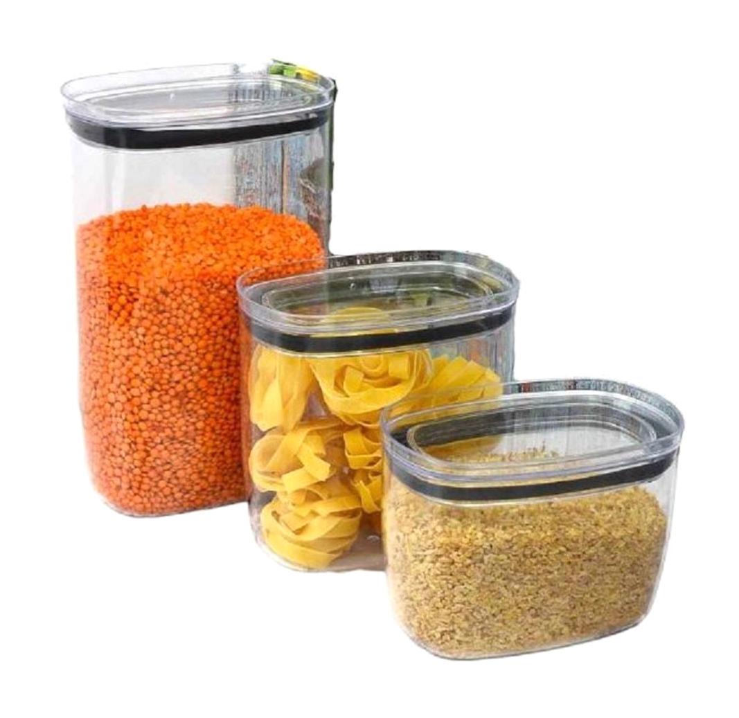 Cosiness 3 Parça Oval Plastik Saklama Kabı