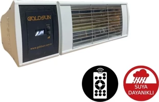 GOLDSUN SUPRA PLUS GSS20P BEYAZ 2000 W UZAKTAN KUMANDALI DIŞ MEKAN ISITICI