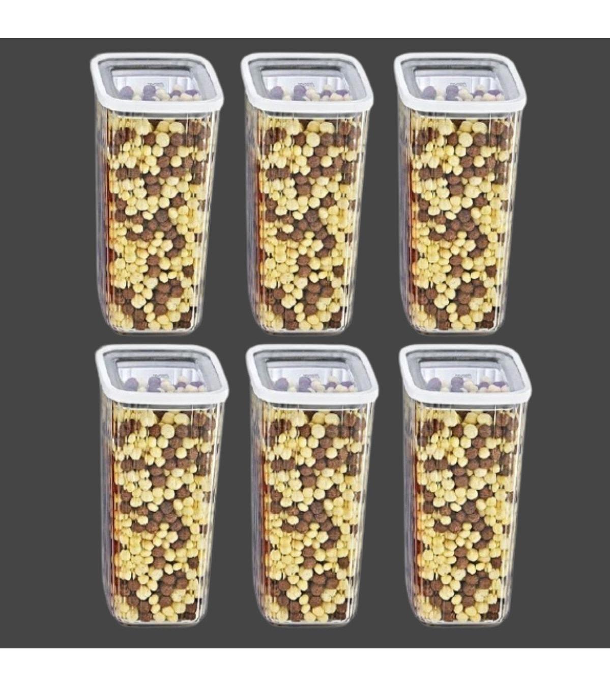 Vip Ahmet 12 Parça Kare Plastik Saklama Kabı 1.7 lt