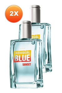 Avon Individual Blue Sunset EDT Çiçeksi Erkek Parfüm 2 x 100 ml