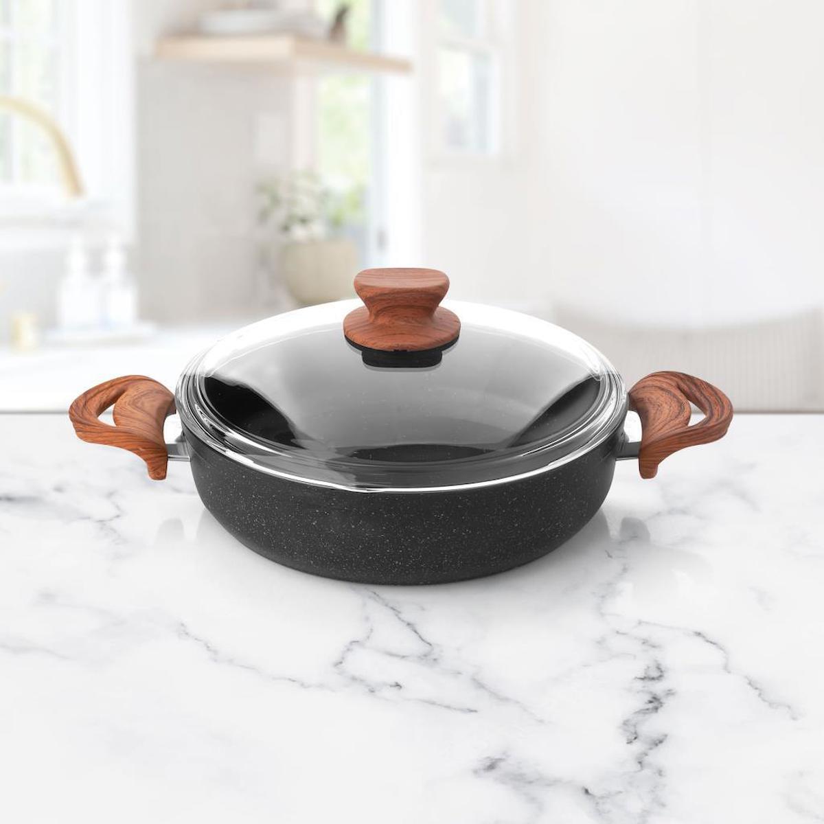 Cvs DN 20019 28 cm Granit Basık Tencere